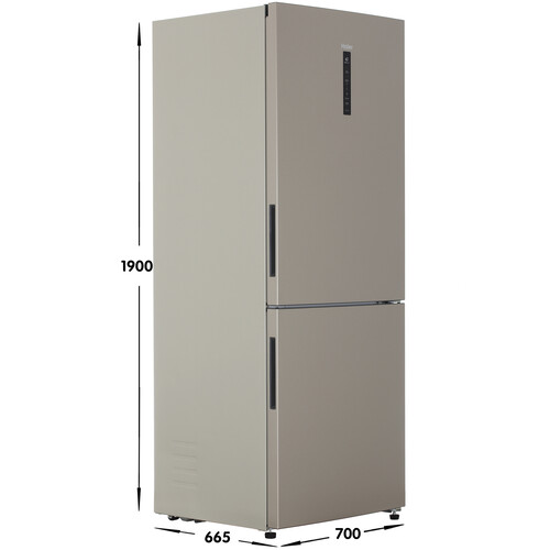 Купить Холодильник с морозильником   Haier C4F744CGGU1 золотистый  9218015. Характеристики, отзывы и цены в Донецке