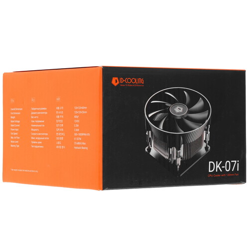 Купить Кулер для процессора ID-COOLING DK-07i  черный  9284813. Характеристики, отзывы и цены в Донецке
