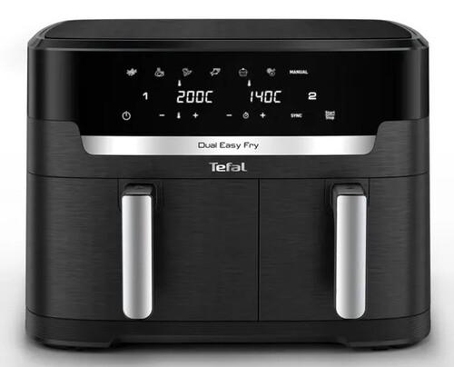 Купить Аэрогриль Tefal EY9428E0 черный  9272104. Характеристики, отзывы и цены в Донецке