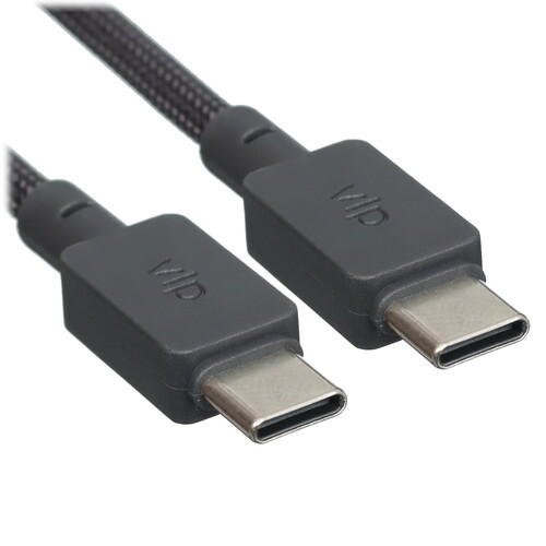 Купить Кабель круглый VLP USB Type-C - USB Type-C черный 1.2 м  5466285. Характеристики, отзывы и цены в Донецке