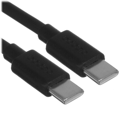 Купить Кабель витой DEPPA USB Type-C - USB Type-C черный 1.5 м  9113469. Характеристики, отзывы и цены в Донецке