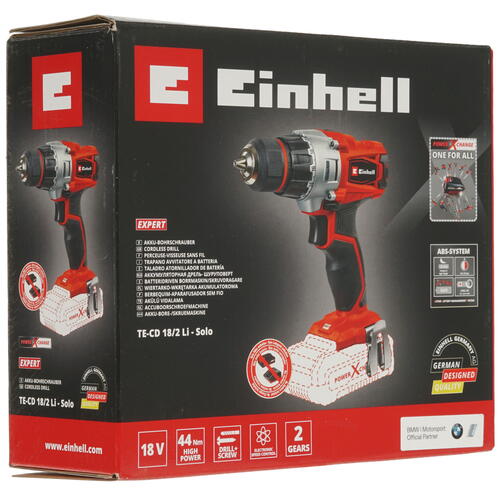 Купить Дрель-шуруповерт Einhell PXC TE-CD 18/2 Li-Solo Power X Change 18V без ЗУ, без АКБ  5322651. Характеристики, отзывы и цены в Донецке
