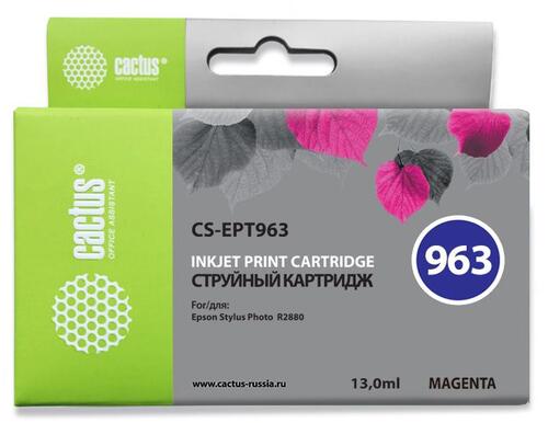 Купить Картридж Cactus CS-EPT963 пурпурный  7930639. Характеристики, отзывы и цены в Донецке