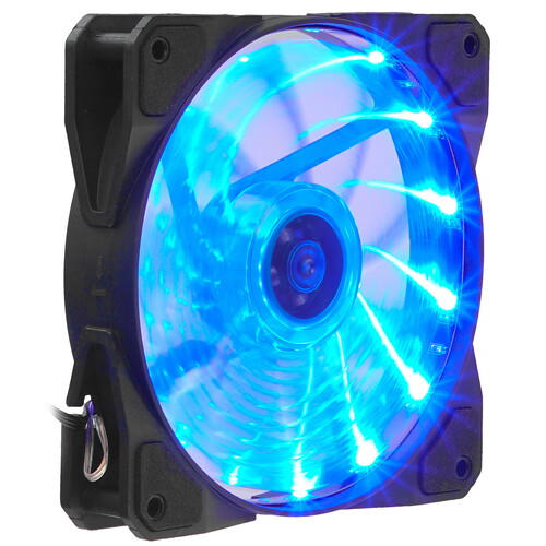 Купить Вентилятор Digma DFAN-LED-BLUE  черный  5615531. Характеристики, отзывы и цены в Донецке