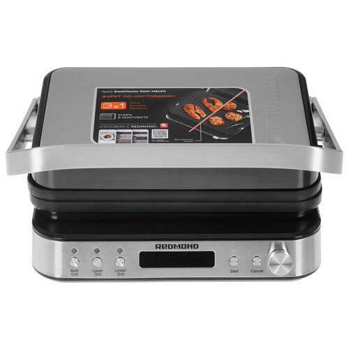 Купить Гриль Redmond SteakMaster RGM-M819D серебристый  5348098. Характеристики, отзывы и цены в Донецке