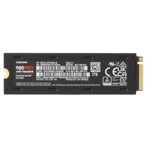 Купить 2000 ГБ M.2 NVMe накопитель Samsung 980 PRO [MZ-V8P2T0CW]  5076497. Характеристики, отзывы и цены в Донецке