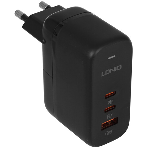 Купить Сетевое зарядное устройство LDNIO Q366 черный  9172991. Характеристики, отзывы и цены в Донецке