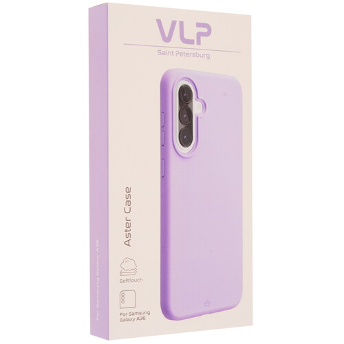 Купить Накладка  VLP Aster Case для Samsung Galaxy A36 фиолетовый  5619733. Характеристики, отзывы и цены в Донецке