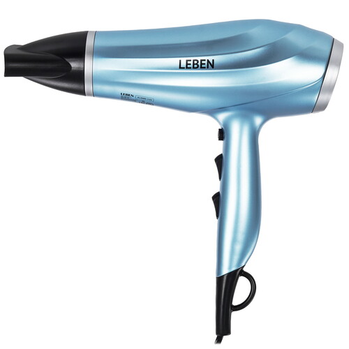 Купить Фен LEBEN 259-217 голубой/серый  9237128. Характеристики, отзывы и цены в Донецке