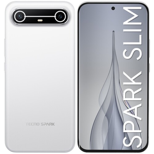 Купить 6.78" Смартфон Tecno SPARK Slim 256 ГБ белый  5636321. Характеристики, отзывы и цены в Донецке