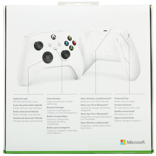 Купить Геймпад беспроводной Microsoft Xbox Wireless Controller белый  5049873. Характеристики, отзывы и цены в Донецке