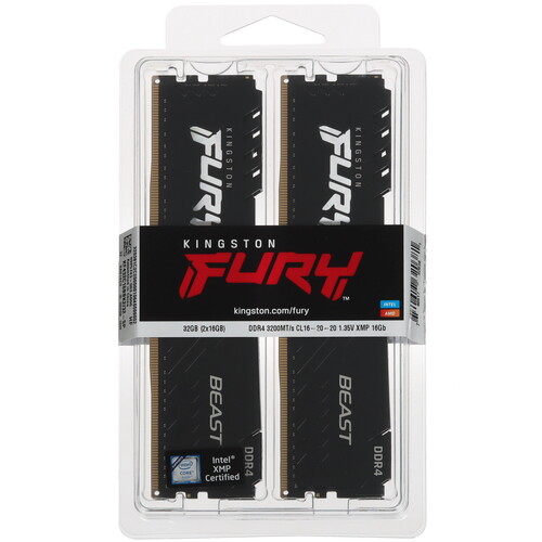 Купить Оперативная память Kingston FURY Beast Black  9907692. Характеристики, отзывы и цены в Донецке
