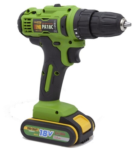 Купить Шуруповерт Procraft PA18C COMPACT  5496767. Характеристики, отзывы и цены в Донецке