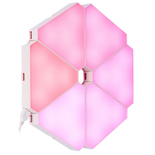 Купить Светильник настенно-потолочный Home Ideas Треугольники (6 модулей) белый/белый  9178381. Характеристики, отзывы и цены в Донецке