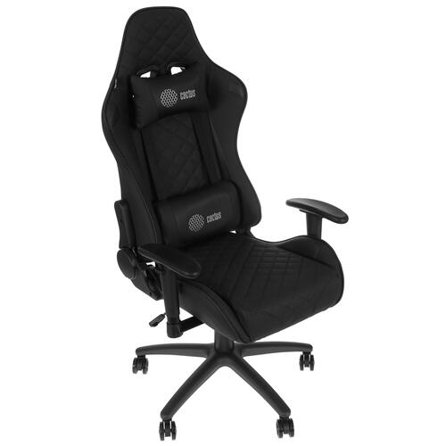 Купить Кресло игровое Cactus CS-CHR-030BL черный  9936023. Характеристики, отзывы и цены в Донецке