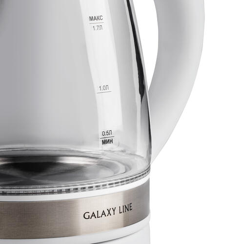 Купить Электрочайник Galaxy GL 0560 белый  9904111. Характеристики, отзывы и цены в Донецке