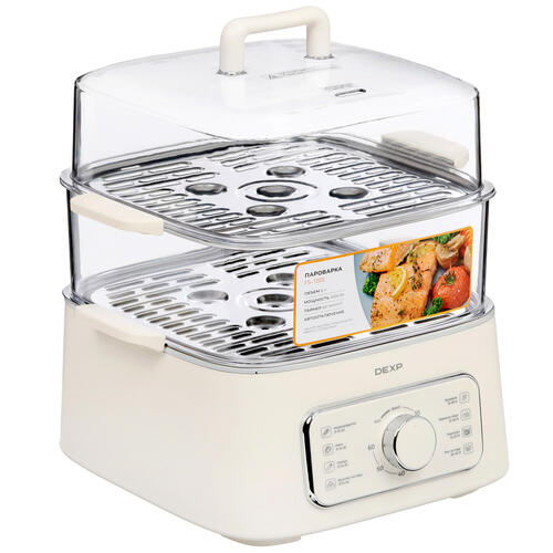 Купить Пароварка DEXP FS-1000 бежевый  9034093. Характеристики, отзывы и цены в Донецке