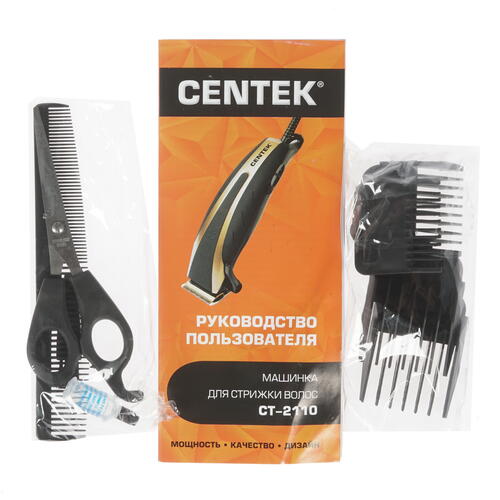 Купить Машинка для стрижки Centek CT-2110 серый/черный  1104429. Характеристики, отзывы и цены в Донецке