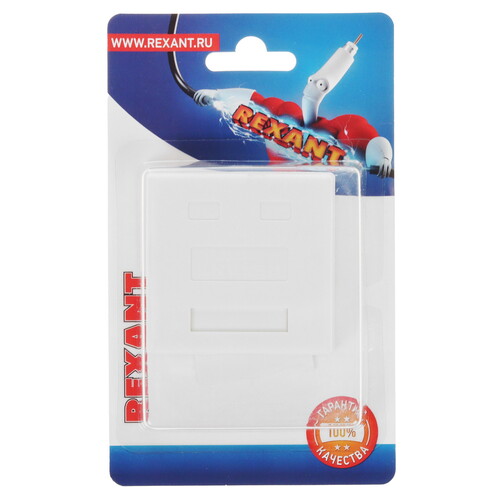 Купить Интернет розетка RJ45  Rexant 06-0105-С  1395717. Характеристики, отзывы и цены в Донецке