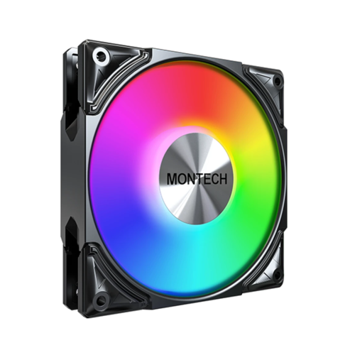 Купить Комплект вентиляторов Montech METAL PRO 12 ARGB PWM [MPAB3P] черный  5620667. Характеристики, отзывы и цены в Донецке