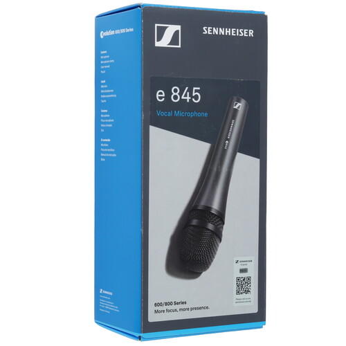 Купить Микрофон Sennheiser E 845 серый  9304203. Характеристики, отзывы и цены в Донецке