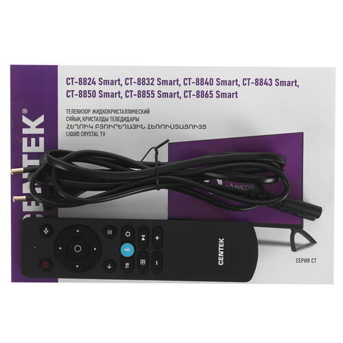Купить 43" (109 см) Телевизор Centek CT-8843 Smart черный  9138259. Характеристики, отзывы и цены в Донецке