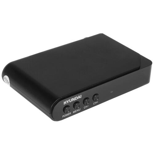Купить Приставка для цифрового ТВ Hyundai H-DVB200 черный  4781787. Характеристики, отзывы и цены в Донецке