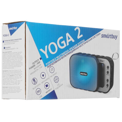 Купить Портативная колонка Smartbuy YOGA 2, черный  5366375. Характеристики, отзывы и цены в Донецке