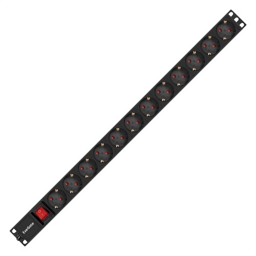 Купить Блок розеток ExeGate ServerPro PDU-V120 Al-12S-EU2.5-SW  9104401. Характеристики, отзывы и цены в Донецке