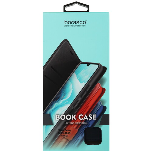Купить Чехол-книжка  BoraSCO Book Case для Tecno SPARK 30 5G синий  5495665. Характеристики, отзывы и цены в Донецке