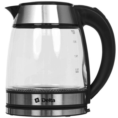 Купить Электрочайник DELTA DL-1120 серый  9233363. Характеристики, отзывы и цены в Донецке