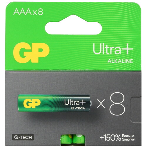 Купить Батарейка GP Ultra+G-TECH AAA (LR03/FR03)  5443583. Характеристики, отзывы и цены в Донецке