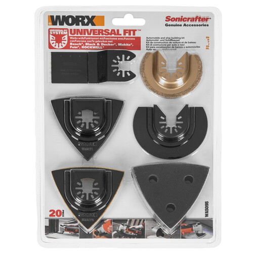 Купить Набор насадок для реноватора WORX WA5095  9083061. Характеристики, отзывы и цены в Донецке