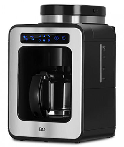Купить Кофеварка капельная BQ CM7000 Steel-Black серебристый  9073258. Характеристики, отзывы и цены в Донецке