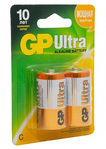 Купить Батарейка GP Ultra C (LR14/ER26500/R14)  1135688. Характеристики, отзывы и цены в Донецке