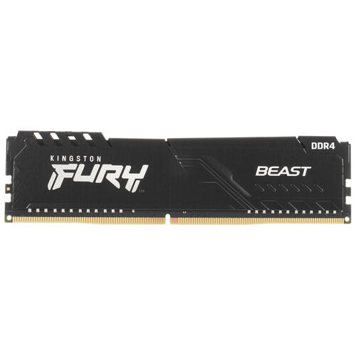 Купить Оперативная память Kingston FURY Beast Black [KF426C16BB/4] 4 ГБ  5053516. Характеристики, отзывы и цены в Донецке