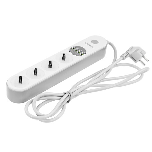 Купить Удлинитель Perfeo LDNIO SE4432 серый  9172534. Характеристики, отзывы и цены в Донецке