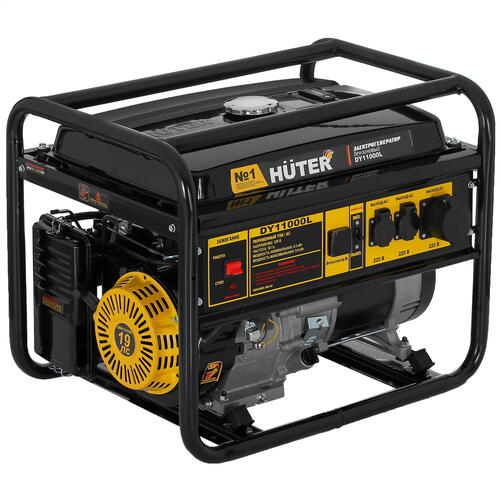Купить Электрогенератор   бензиновый Huter DY11000L  5356856. Характеристики, отзывы и цены в Донецке