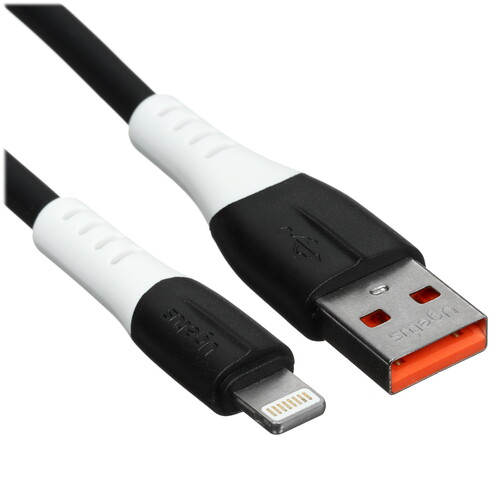 Купить Кабель круглый WIIIX Lightning 8-pin - USB 2.0 Type-A черный 1 м  5488277. Характеристики, отзывы и цены в Донецке