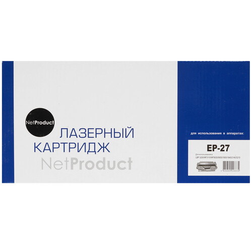 Купить Картридж лазерный NetProduct N-EP-27 черный  9264183. Характеристики, отзывы и цены в Донецке