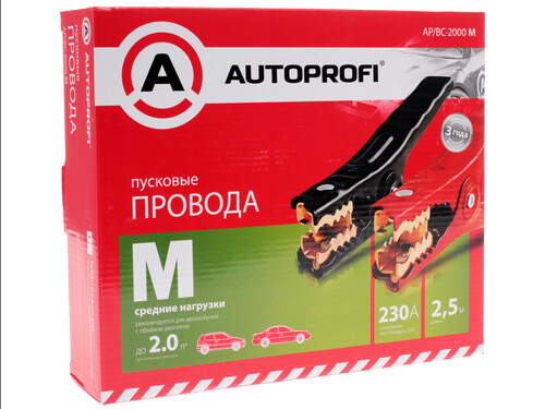 Купить Стартовые провода Autoprofi AP/BC-2000M  1073882. Характеристики, отзывы и цены в Донецке