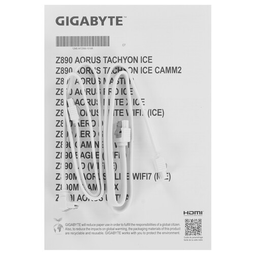 Купить Материнская плата GIGABYTE Z890M AORUS ELITE WIFI7 ICE  5492123. Характеристики, отзывы и цены в Донецке