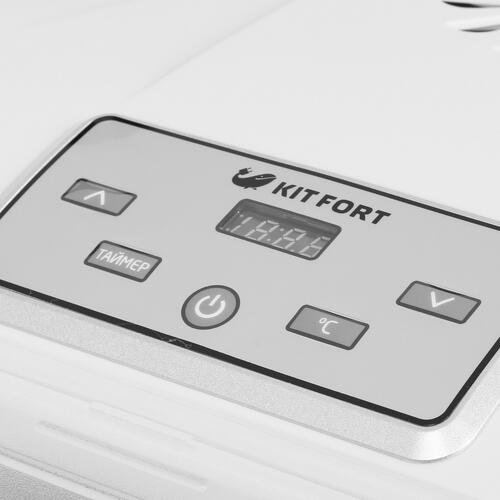 Купить Сушилка для овощей и фруктов Kitfort КТ-1909 белый  8123679. Характеристики, отзывы и цены в Донецке