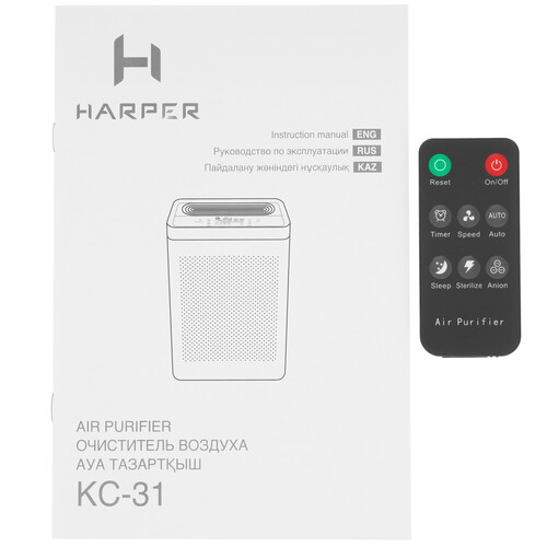 Купить Очиститель воздуха Harper KC-31 белый  9056605. Характеристики, отзывы и цены в Донецке