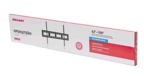 Купить Кронштейн для ТВ Rexant 38-0342 черный  9313515. Характеристики, отзывы и цены в Донецке