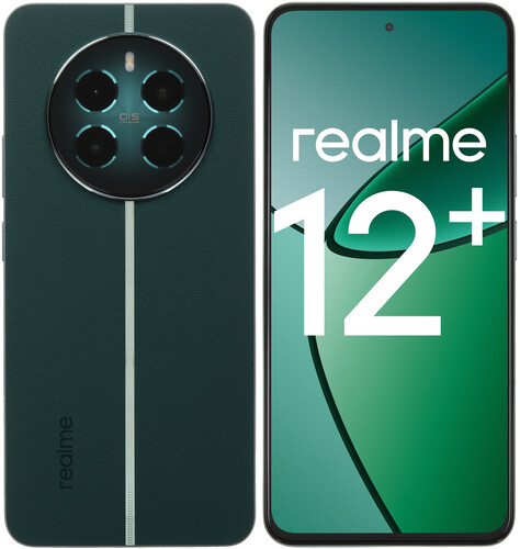 Купить 6.67" Смартфон realme 12+ 5G 256 ГБ зеленый  5457759. Характеристики, отзывы и цены в Донецке