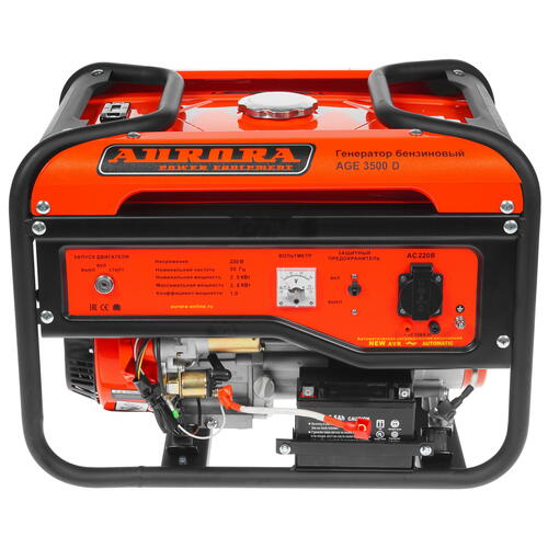 Купить Электрогенератор   бензиновый Aurora AGE 3500 D  1103029. Характеристики, отзывы и цены в Донецке