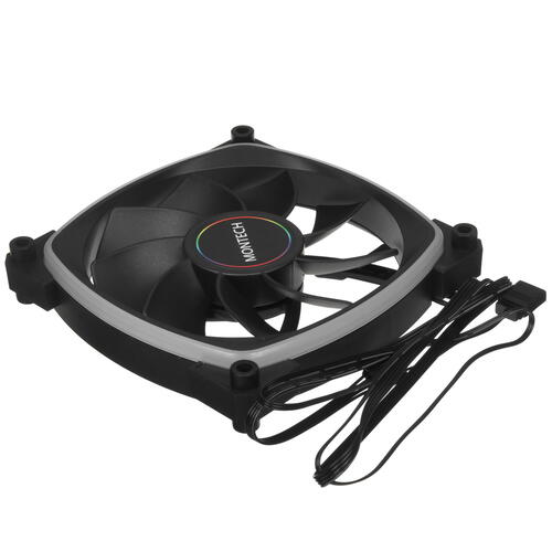 Купить Реверсный вентилятор Montech RX 140 PWM  черный  5433919. Характеристики, отзывы и цены в Донецке