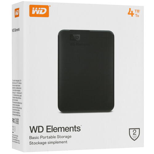 Купить 4 ТБ Внешний HDD WD Elements Portable  5046893. Характеристики, отзывы и цены в Донецке