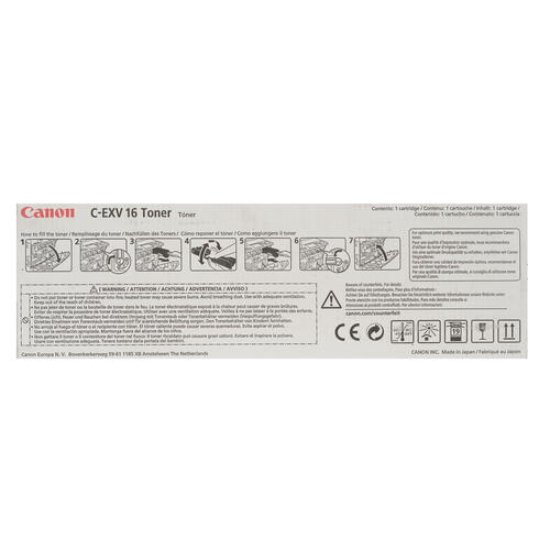 Купить Картридж лазерный Canon C-EXV16 голубой  7936809. Характеристики, отзывы и цены в Донецке